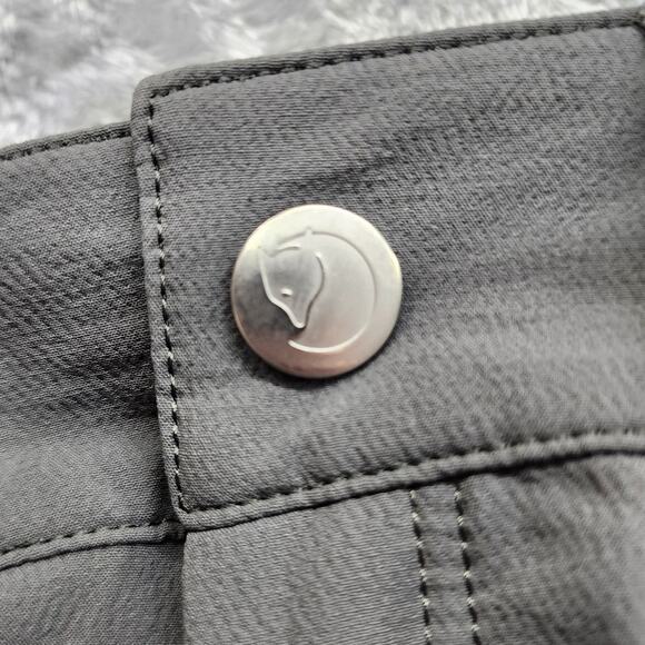 Fjallraven Pants Womens 27-28" Gray Bergtagen Stretch Trousers Outdoors Hiking - Picture 3 of 16